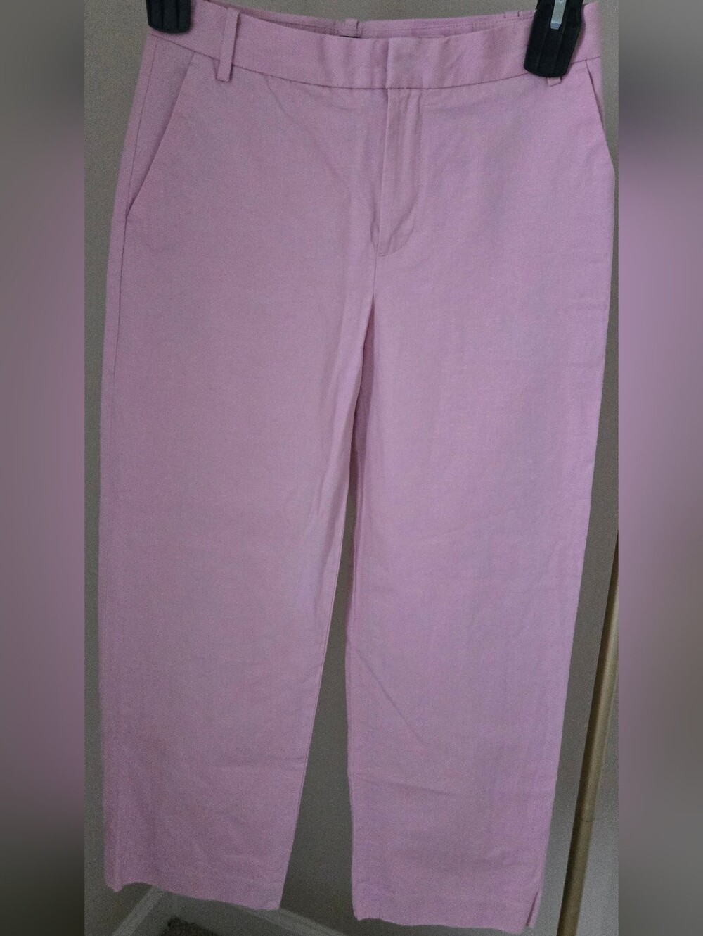 Banana Republic Light Pink Wide-Leg Pants